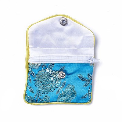 Embroidery Damask Cloth Pouches ABAG-WH0023-04C-03-1