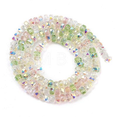 Electroplate Glass Beads Strands EGLA-B011-04A-04-1