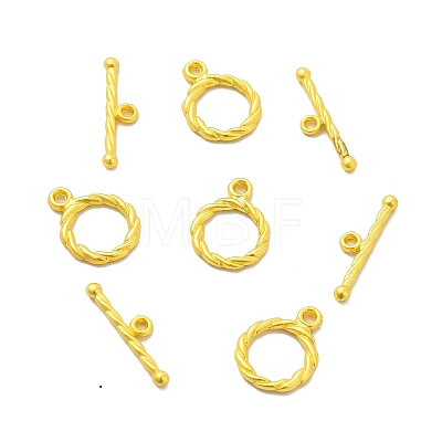 Rack Plating Alloy Toggle Clasps FIND-I034-05MG-1