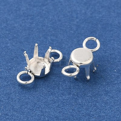 Ion Plating(IP) 304 Stainless Steel Charms Rhinestone Claw Settings STAS-U025-04A-S-1