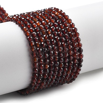 Natural Garnet Beads Strands G-H079-A01-03D-1