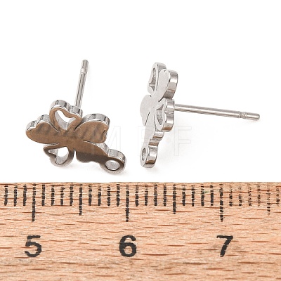 304 Stainless Steel Stud Earring Findings SA-CBA4E98-01H-P-1