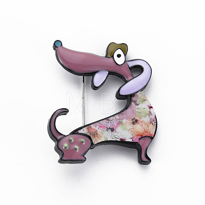 Dog Enamel Pin JEWB-N007-049-FF-1