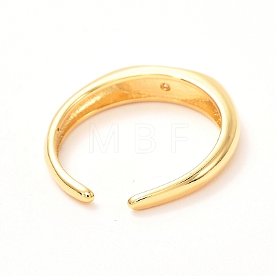 Horse Eye Golden Enamel Rings for Women KK-G404-16-1