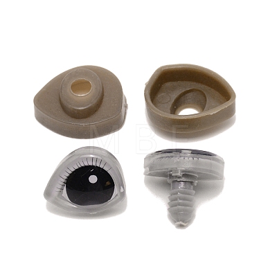 3D Plastic Doll Eyes and Eyes Washers Sets DIY-WH0264-11D-1