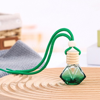 Glass Car perfume Bottle Pendant Decorations PW-WGF8FD9-01-1