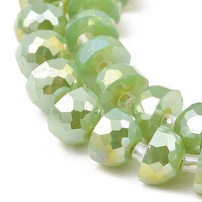 AB Color Plate Glass Beads Strands EGLA-P051-02A-A-1