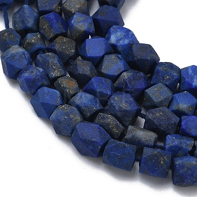 Natural Afghan Lapis Lazuli Beads Strands G-K365-H01-01-1