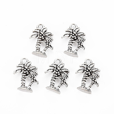 Tibetan Style Alloy Pendants X-TIBE-S320-201AS-1