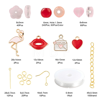 DIY Jewelry Set Making Kits for Valentine's Day DIY-LS0001-85-1