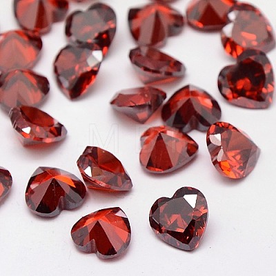Cubic Zirconia Pointed Back Cabochons ZIRC-M005-6mm-1