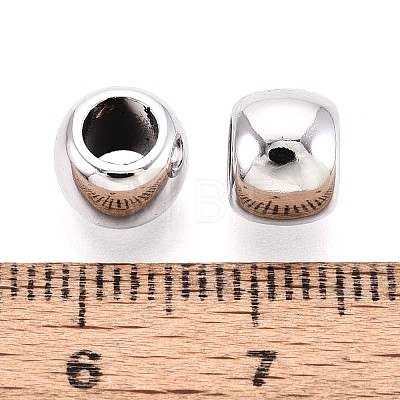 UV Plating ABS Plastic European Beads X-CCB-S162-28G-04-1