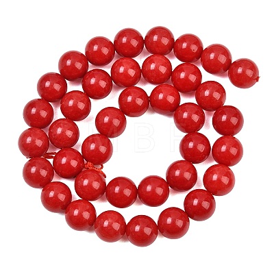 Dyed Natural White Jade Beads Strands GG-CBAD029-A09-10mm-1
