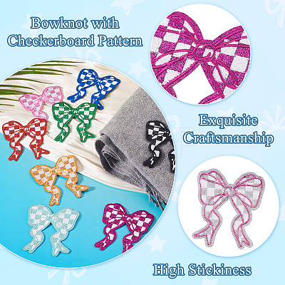 8Pcs 8 Colors Polyester Clothing Patches DIY-TA0015-31-1