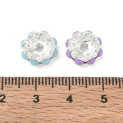 Flower Brass Spacer Beads PL-CBA18B7-02B-1