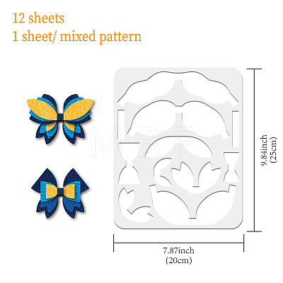 Plastic Drawing Painting Stencils Templates DIY-WH0222-015-1