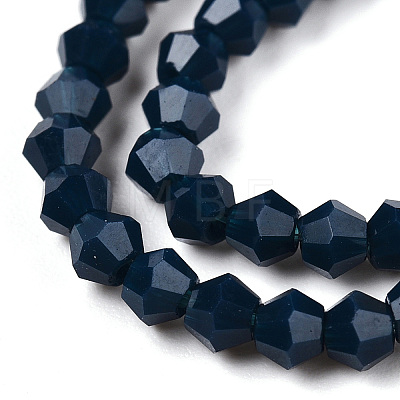 Opaque Solid Color Imitation Jade Glass Beads Strands EGLA-A039-P2mm-D09-1