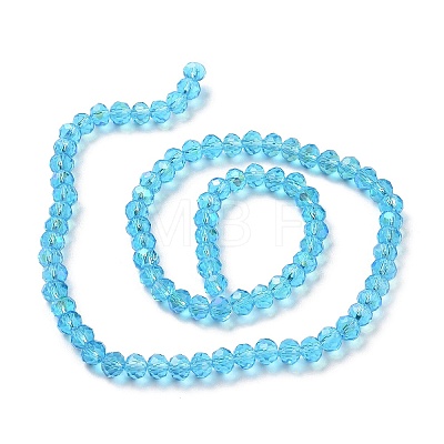 Electroplate Glass Beads Strands LS-EGLA-A034-T4mm-L03-1