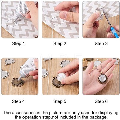 DIY Pendant Jewelry DIY-PH0020-02-1