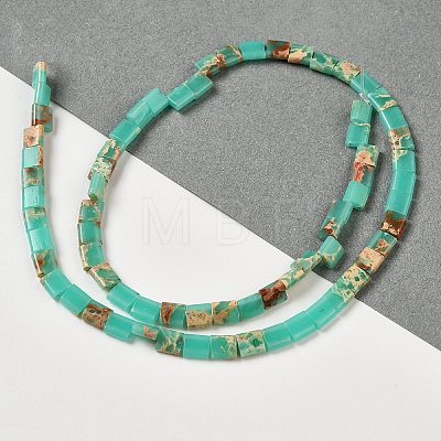 Synthetic Imperial Jasper Beads Strands G-F762-A10-01-1