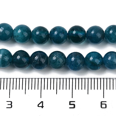 Natural Apatite Beads Strands G-D856-01-6mm-03-1