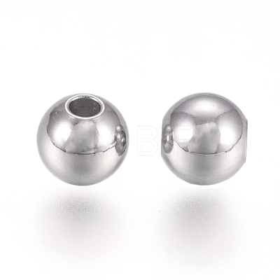 316L Surgical Stainless Steel Beads STAS-M274-073B-P-1