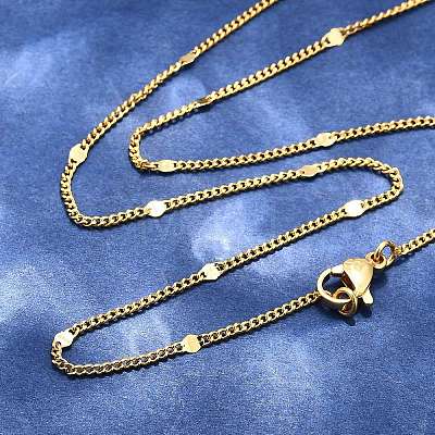 Brass Chain Necklaces X-MAK-L009-11G-1