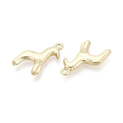 Rack Plating Alloy Pendants PALLOY-T091-34G-1
