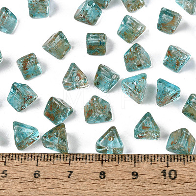 Picasso Transparent Glass Beads SEED-Q039-02E-1