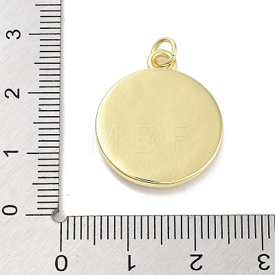 Rack Plating Brass Pendants KK-M293-04G-1