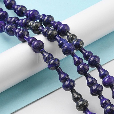 Natural Lapis Lazuli Beads Strands G-C039-A06-1