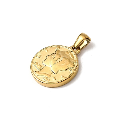 304 Stainless Steel Pendants STAS-B094-01I-G-1