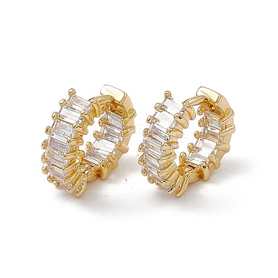 Rack Plating Brass Hoop Earrings for Women EJEW-A088-20G-1