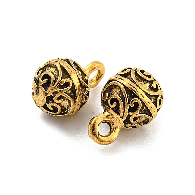 Tibetan Style Alloy Charms FIND-M011-02AG-1