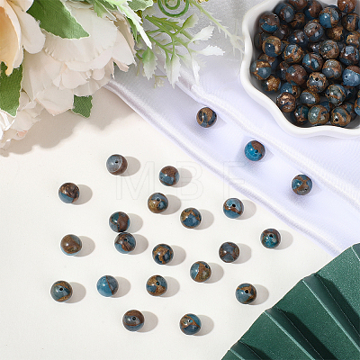 80Pcs Natural Chalcedony Beads Strands G-PA0002-36A-1