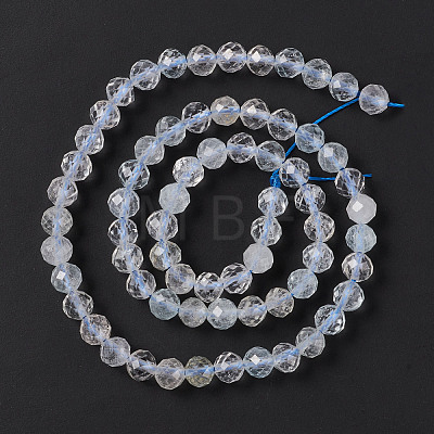 Natural Topaz Crystal Beads Strands G-F717-20-1