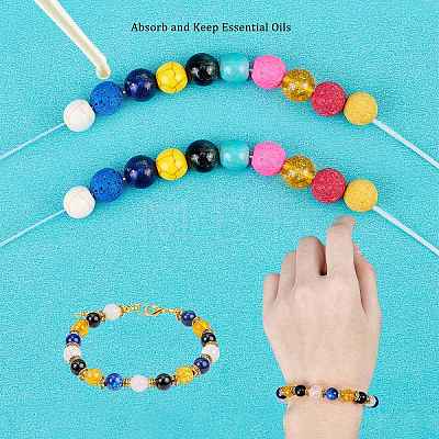 DIY Stretch Bracelets Making Kits DIY-NB0004-46-1