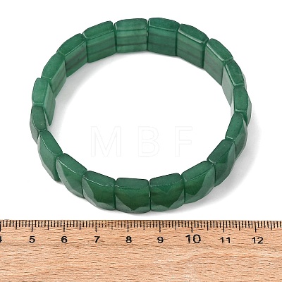 Natural Malaysia Jade Beaded Stretch Bracelets for Unisex G-K303-02E-1
