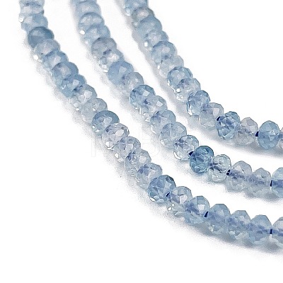 Natural Aquamarine Beads Strands G-L587-B02-01-1
