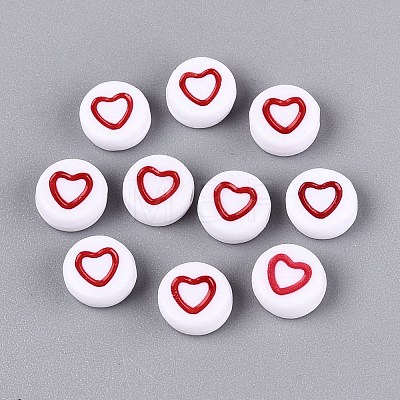 Opaque Acrylic Beads AC-N167-02A-1
