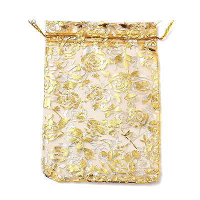 Gold Stamping Organza Bags OP-XCP0001-09-1
