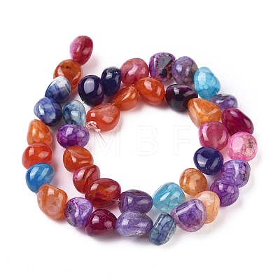 Natural Agate Beads Strands G-L560-L02-1