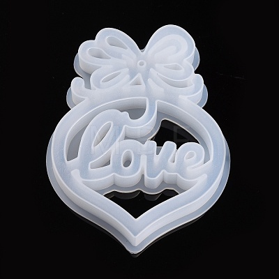 Valentine's Day DIY Heart with Word Love Silicone Molds DIY-L021-65-1