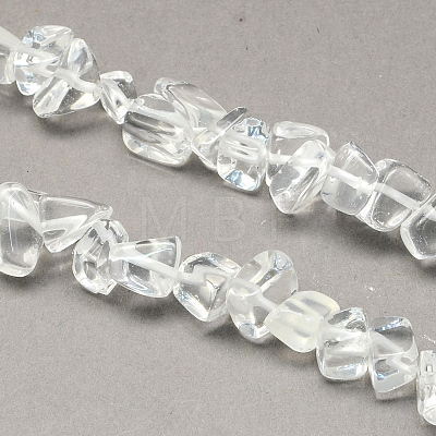 Natural Quartz Crystal Beads Strands X-G-R192-B15-1