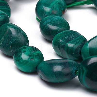 Natural Malachite Beads Strands X-G-L493-42A-1