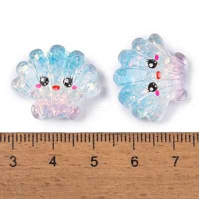 Transparent Epoxy Resin Decoden Cabochons CRES-P035-10A-1