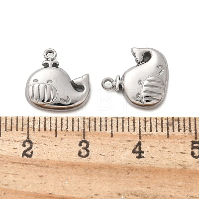 304 Stainless Steel Charms STAS-L022-500P-1