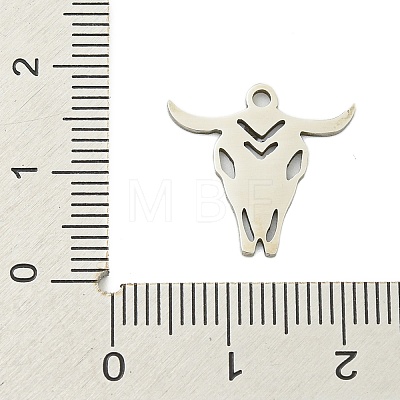 Non-Tarnish 201 Stainless Steel Pendants STAS-M015-10P-1