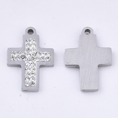 201 Stainless Steel Pendants STAS-N091-11P-1