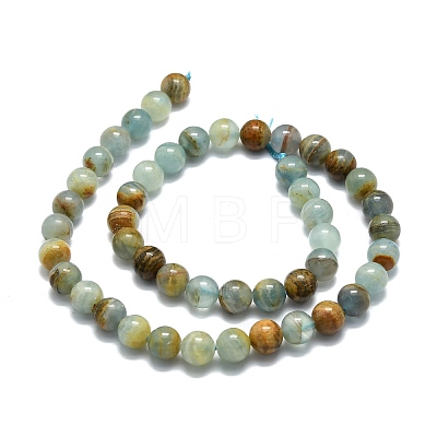 Natural Blue Calcite Beads Strands G-E576-09B-1